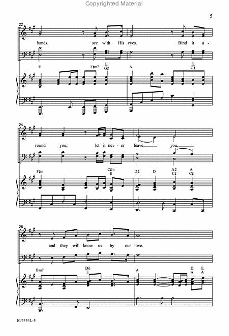 By Our Love By Our Love 4-Part scores gallery preview page 5