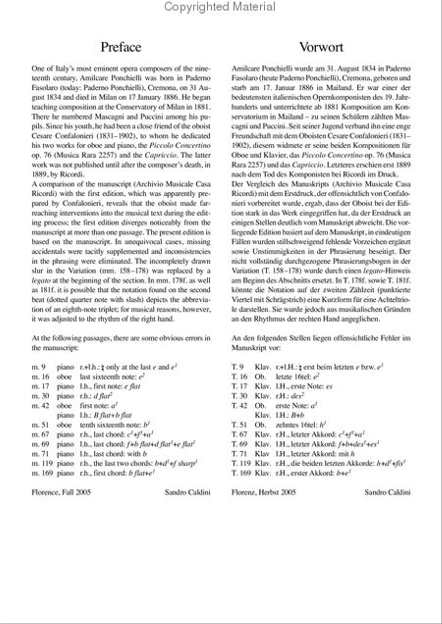 Capriccio Piano scores gallery preview page 3