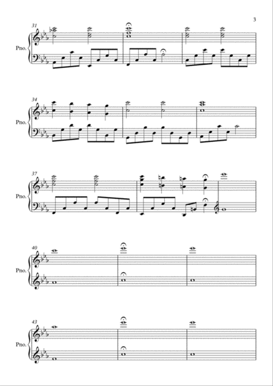 Light Of The Seven Light Of The Seven Piano Solo scores gallery preview page 3