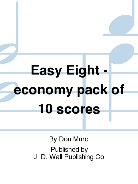 Easy Eight - economy pack of 10 scores