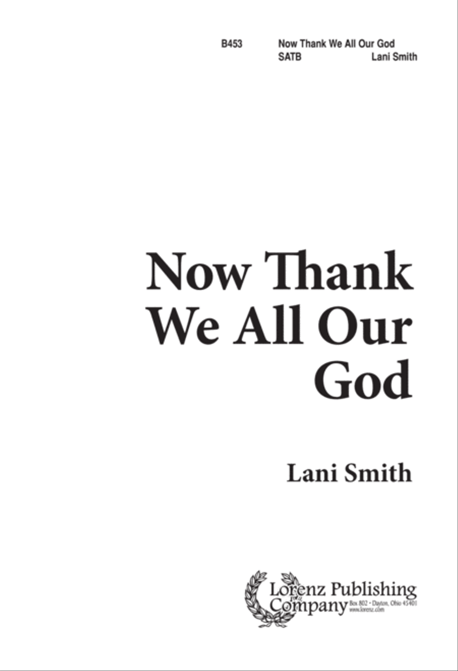 Now Thank We All Our God Now Thank We All Our God 4-Part scores gallery preview page 2