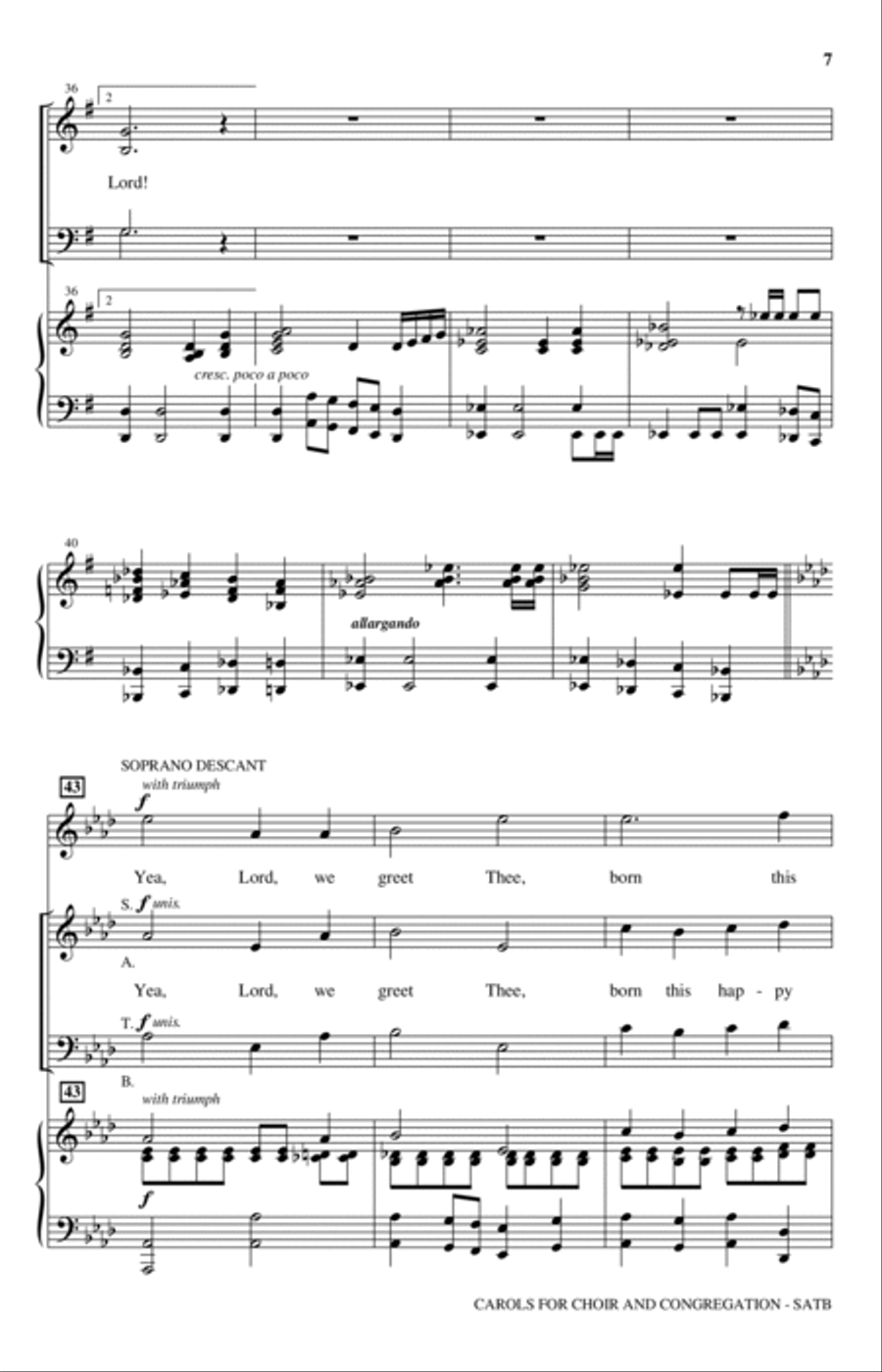 Carols For Choir And Congregation (Collection) 4-Part scores gallery preview page 4