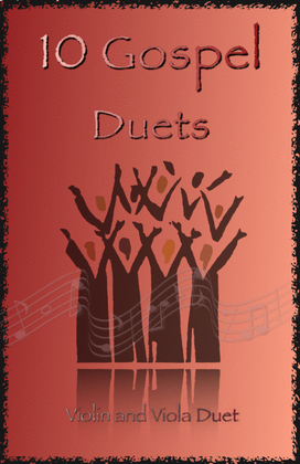 Book cover for 10 Gospel Duets for Violin and Viola