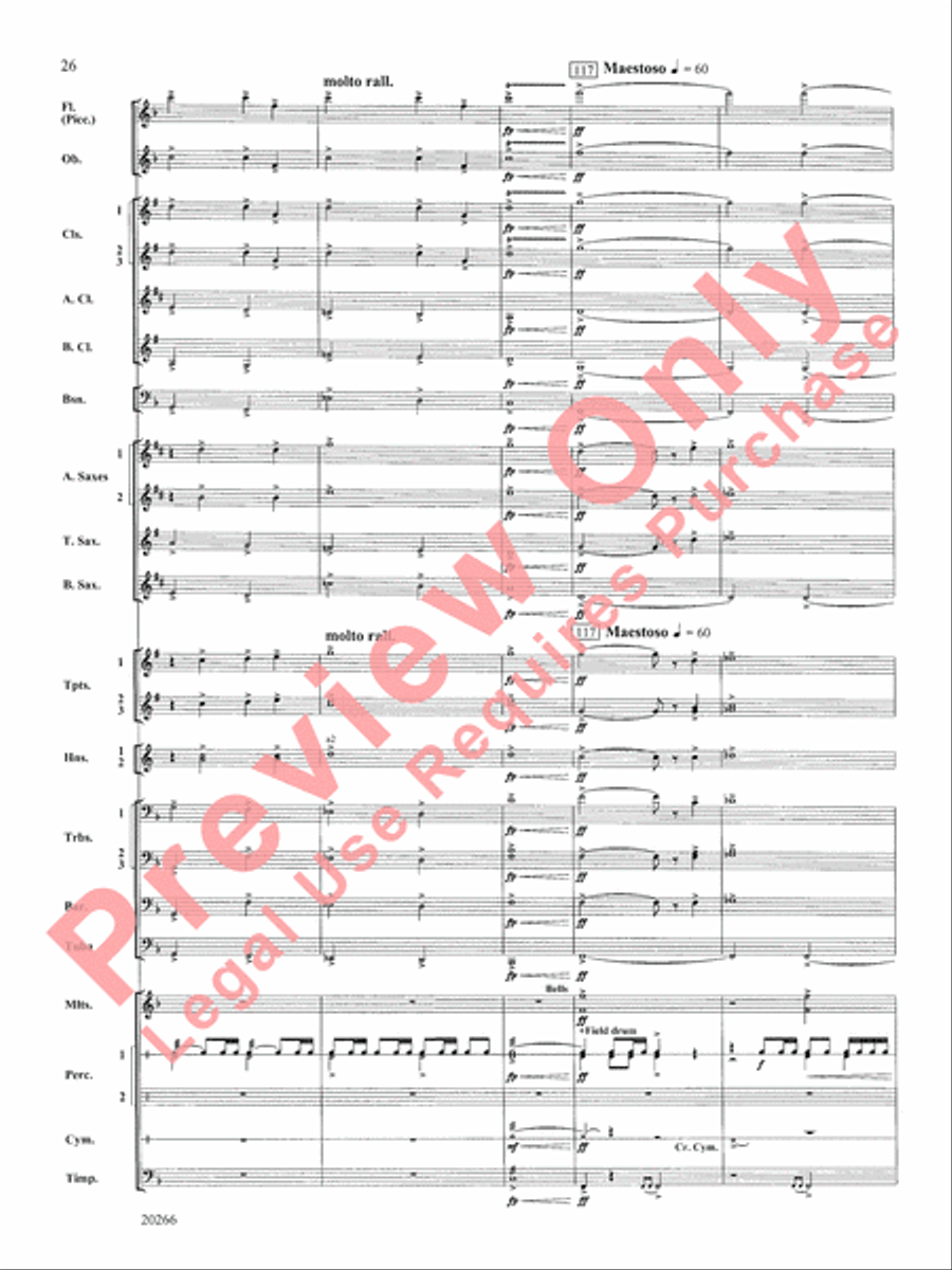 Ghost Fleet Ghost Fleet Concert Band scores gallery preview page 27