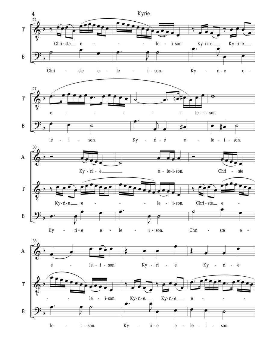 Kyrie (from 