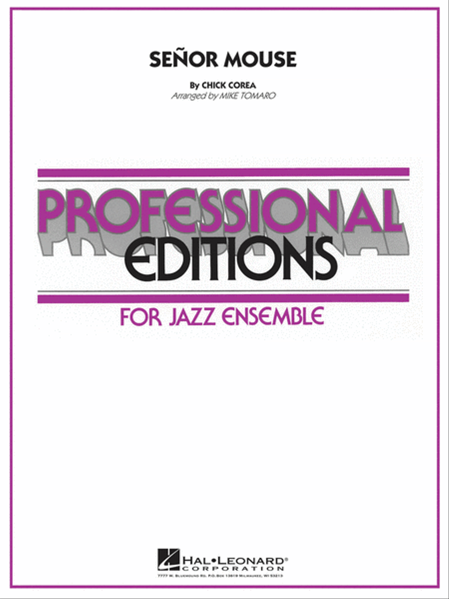 Senor Mouse Jazz Ensemble scores gallery preview page 1