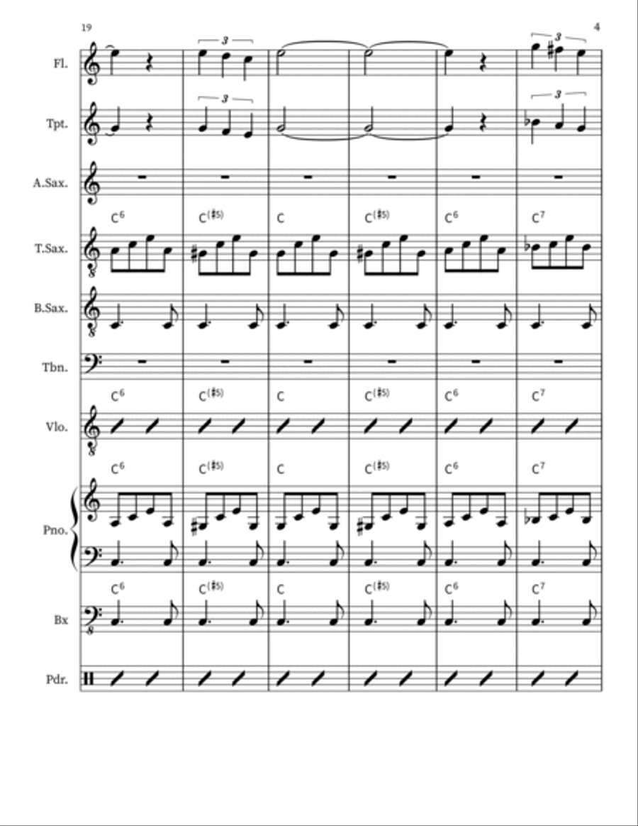 Carinhoso Small Ensemble scores gallery preview page 4