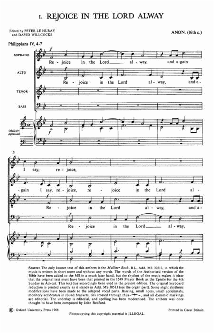 A Sixteenth-Century Anthem Book 4-Part scores gallery preview page 2