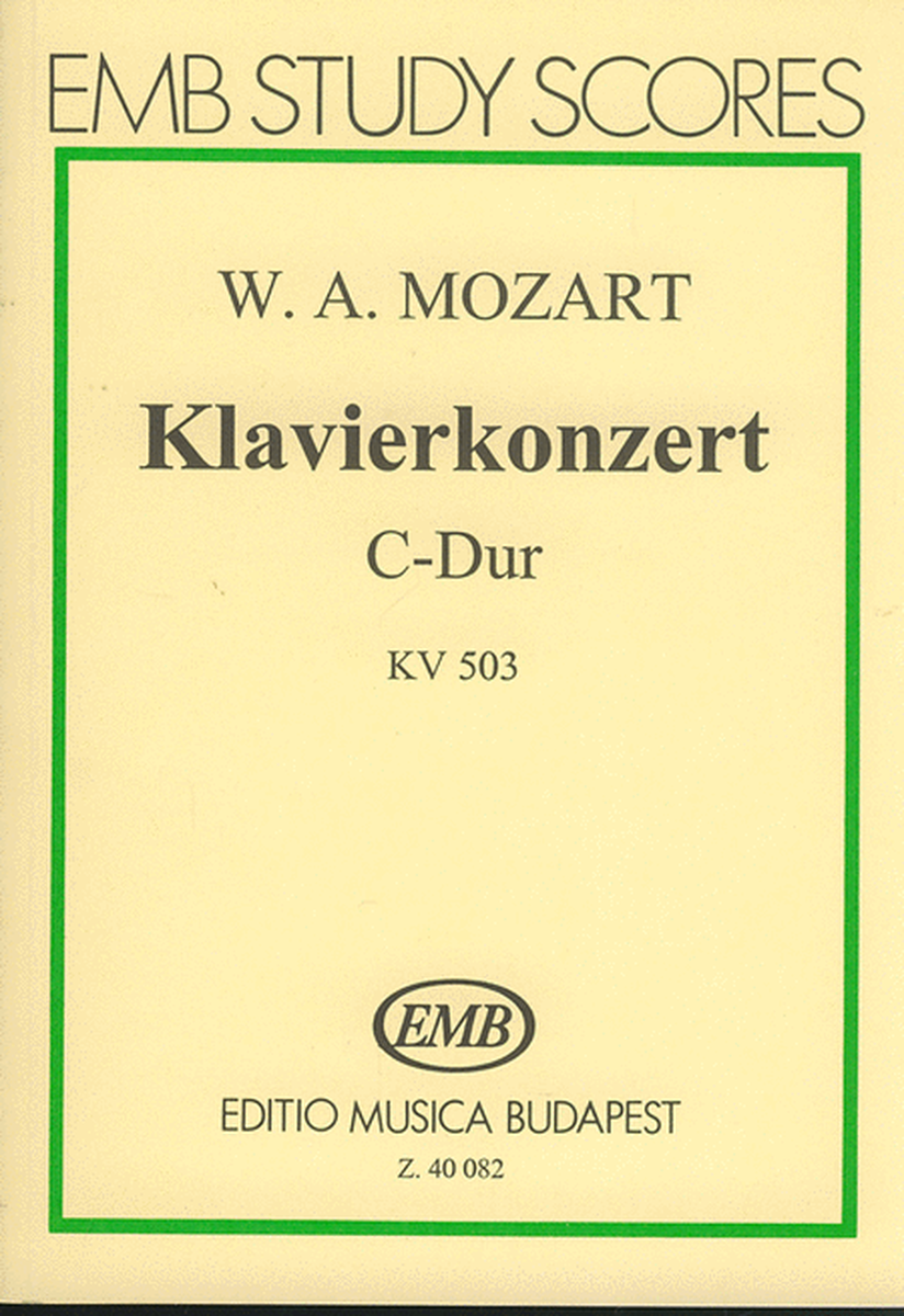 Klavierkonzert C-Dur KV 503