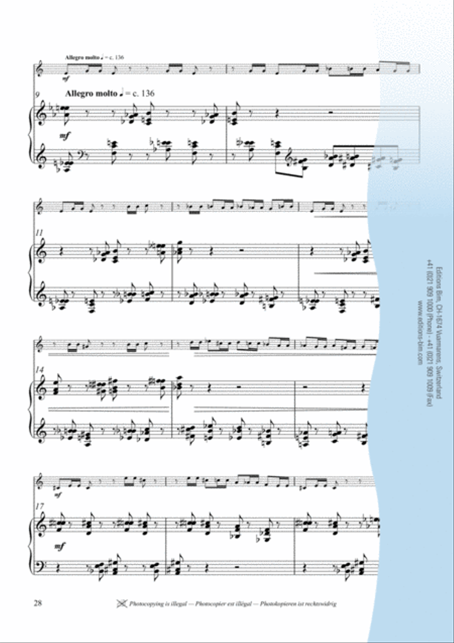 Sonata Trumpet Solo scores gallery preview page 15