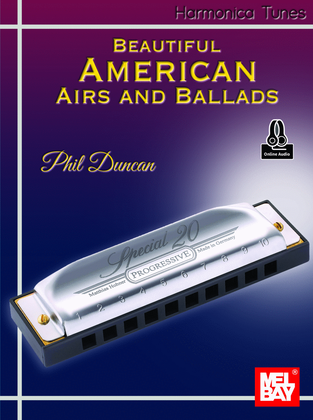 Book cover for Harmonica Tunes - Beautiful American Airs and Ballads