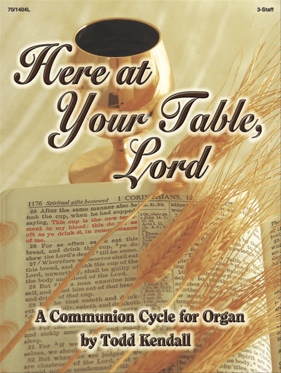 Here at Your Table, Lord