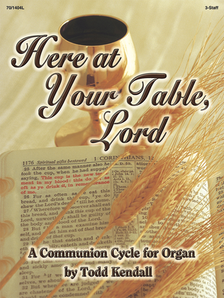 Book cover for Here at Your Table, Lord