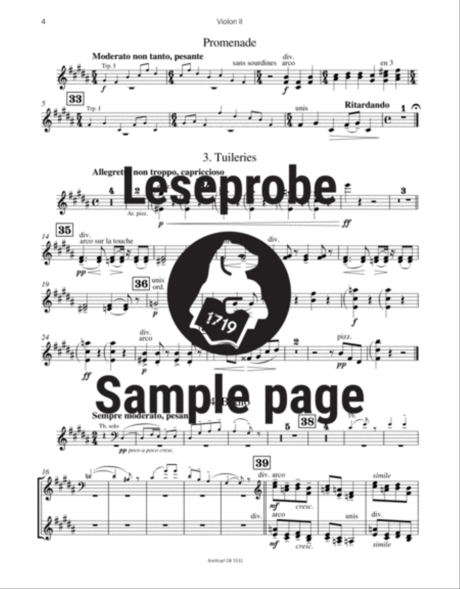 Tableaux d’une exposition Orchestra scores gallery preview page 5