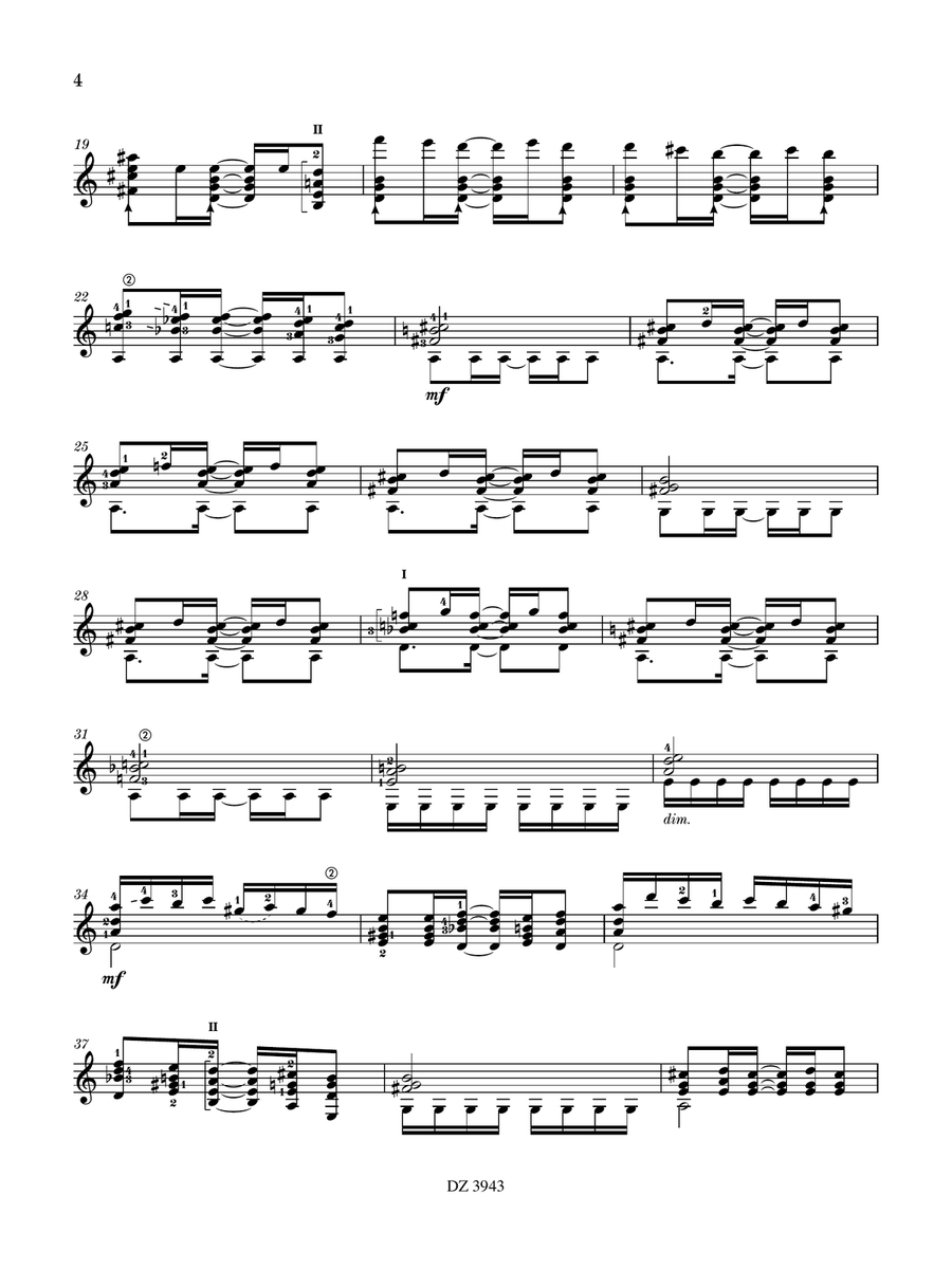 Rondes à l'air roumain by Adrian Andrei Classical Guitar - Digital Sheet Music page 5