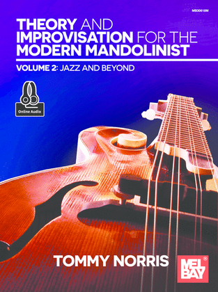 Book cover for Theory and Improvisation for the Modern Mandolinist, Volume 2