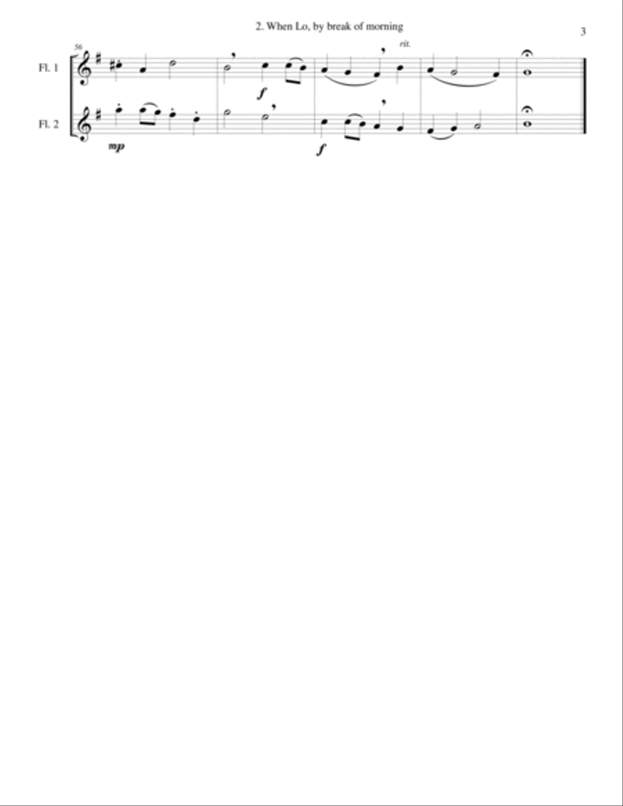 12 easy Canzonets for flute duo Flute Duet scores gallery preview page 5