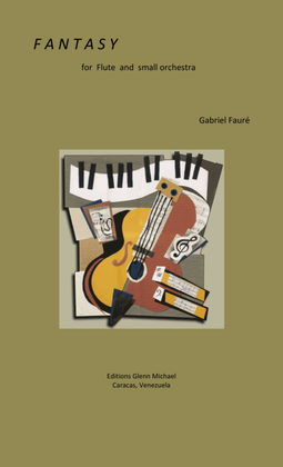 Book cover for Faure Fantasy for flute & strings