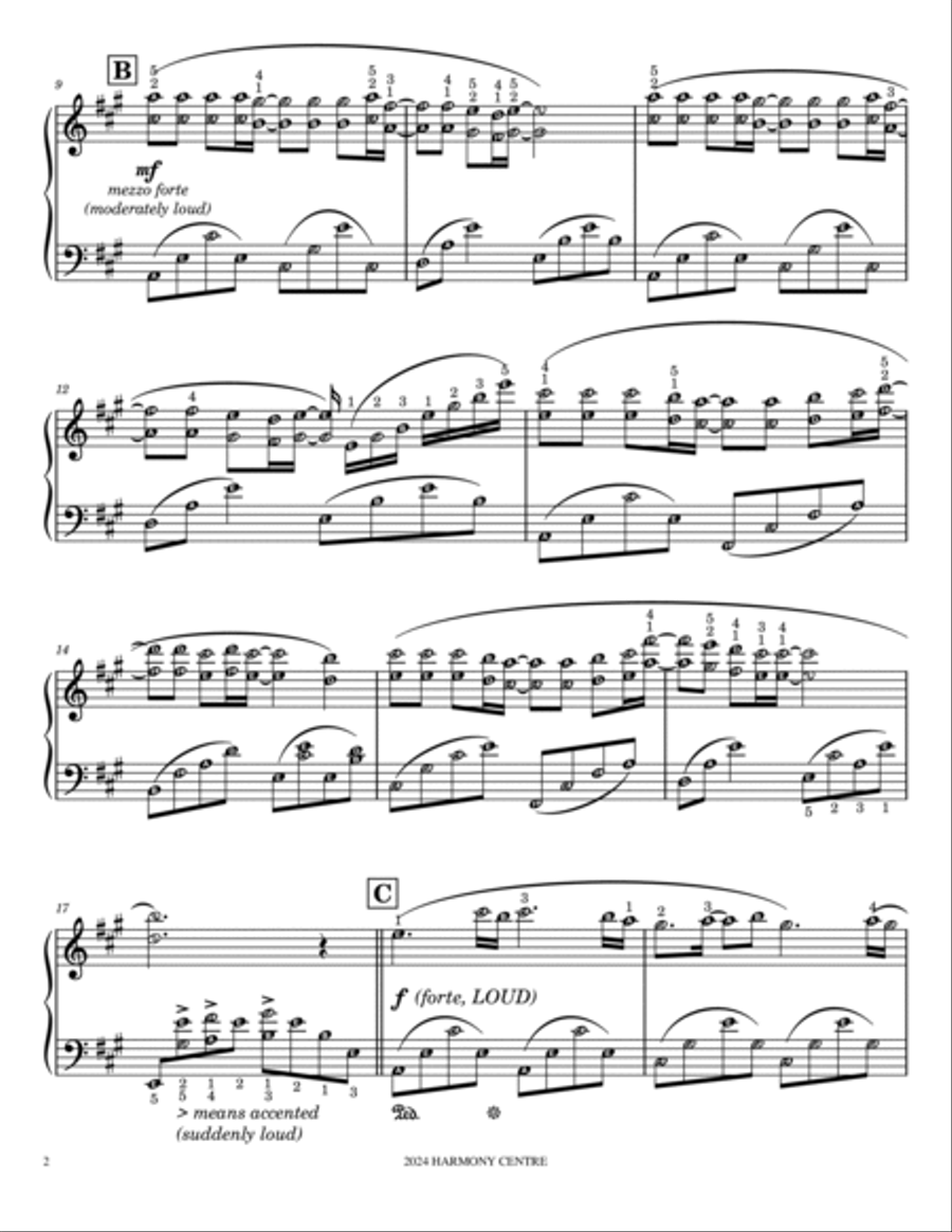 Le Coup De Coeur Piano Solo scores gallery preview page 2