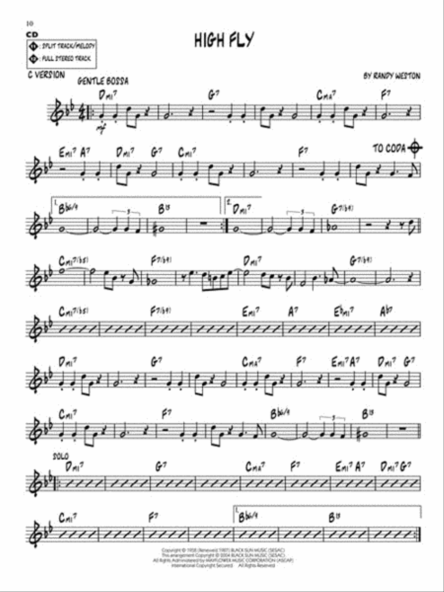 Bluesy Jazz Bluesy Jazz C Instrument scores gallery preview page 5