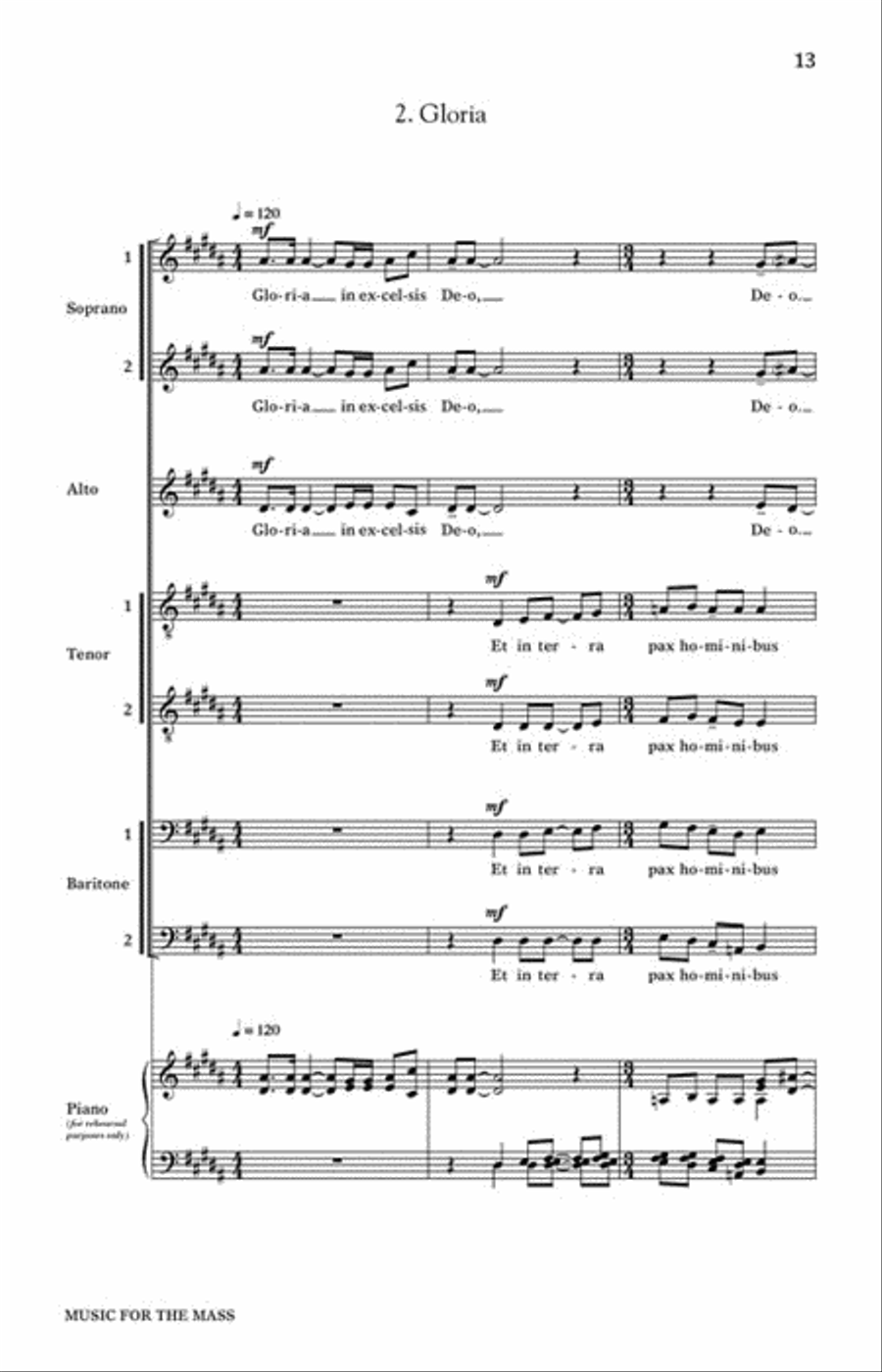 Music for the Mass 4-Part scores gallery preview page 3