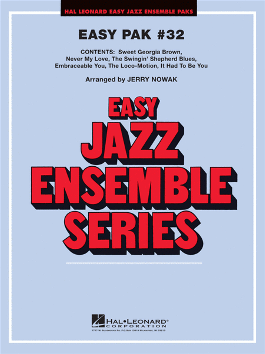 Easy Jazz Ensemble Pak 32 Jazz Ensemble scores gallery preview page 1
