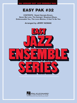 Book cover for Easy Jazz Ensemble Pak 32