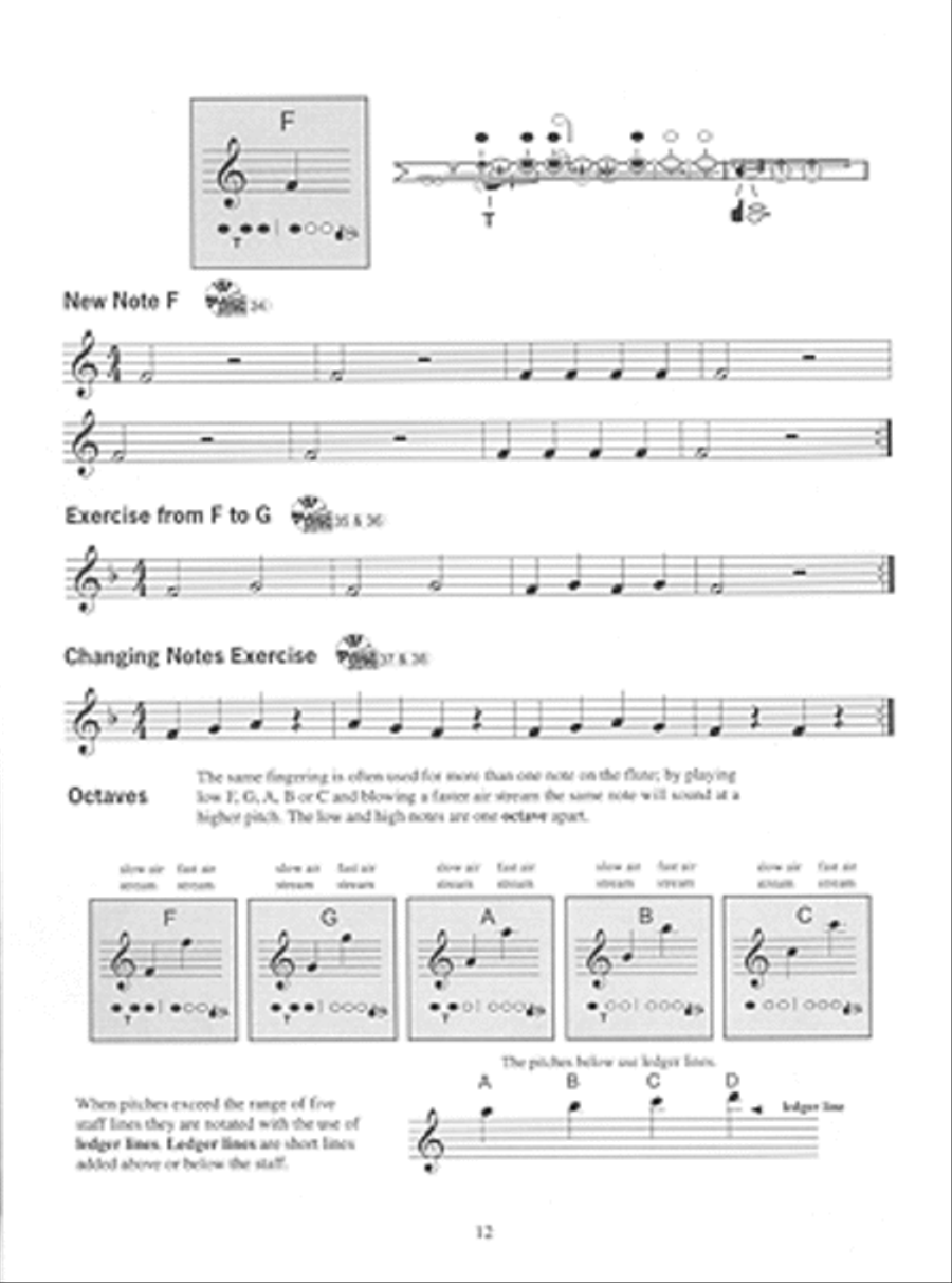 First Lessons Flute Flute scores gallery preview page 3