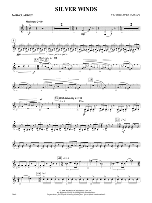 Silver Winds: 2nd B-flat Clarinet