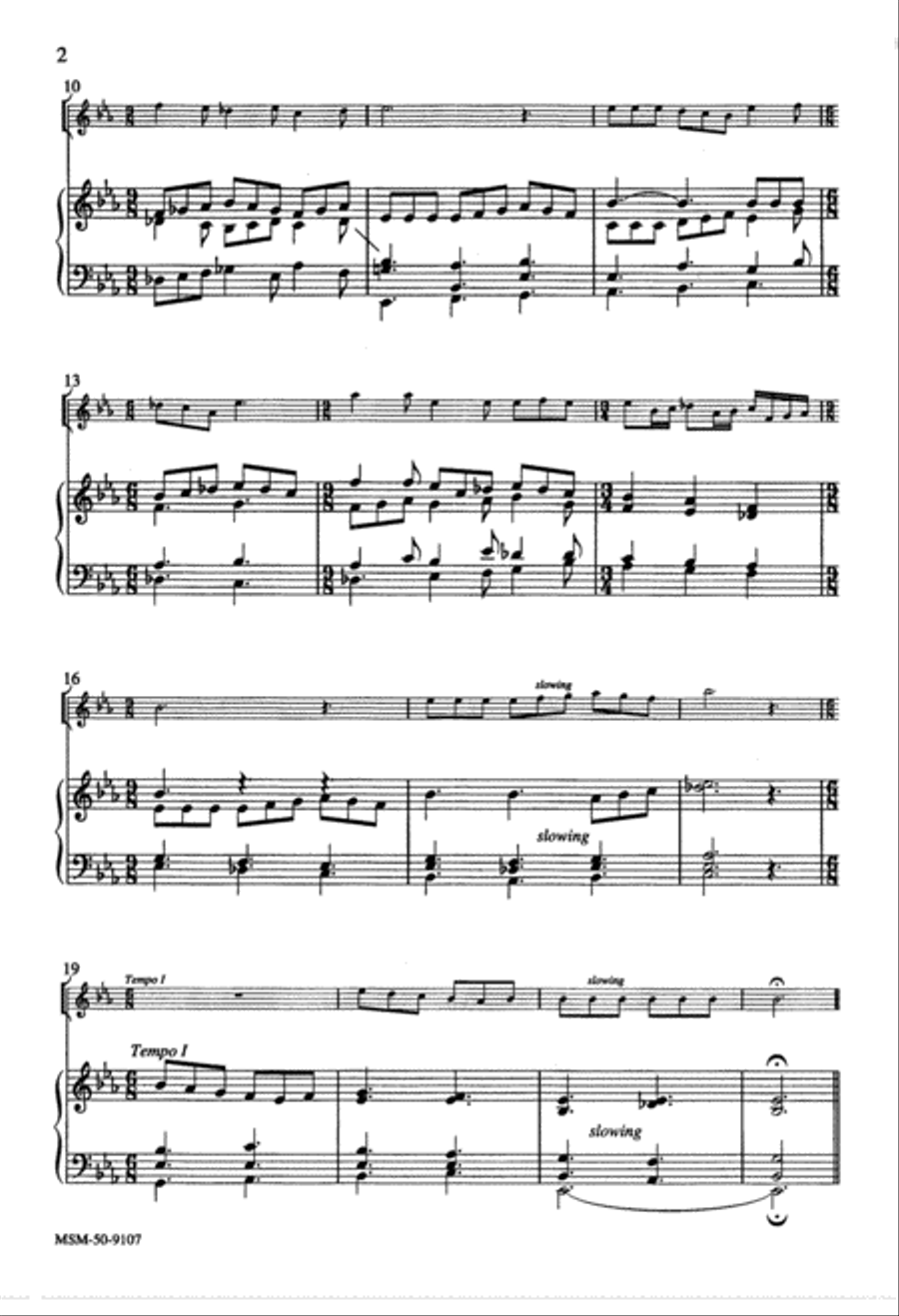 Forth in Thy Name Forth in Thy Name 3-Part scores gallery preview page 3