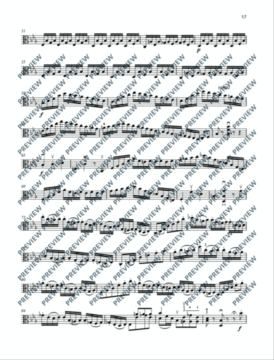 12 Studies Viola Solo scores gallery preview page 18