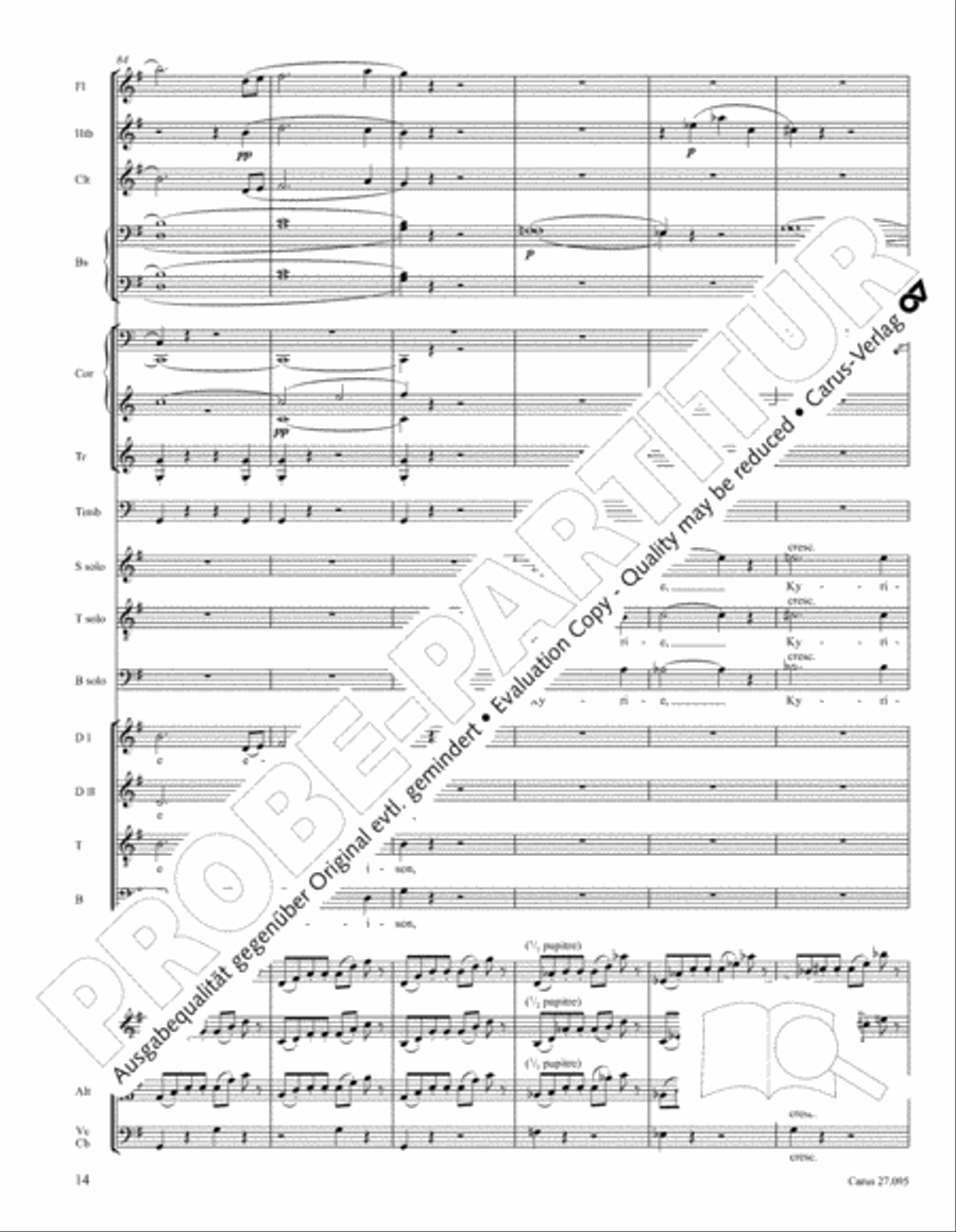 Messe solennelle de sainte Cecile STB scores gallery preview page 27
