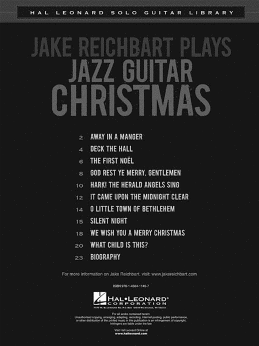 Jake Reichbart Plays Jazz Guitar Christmas Electric Guitar scores gallery preview page 3