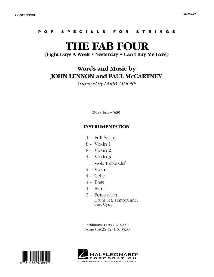 The Fab Four - Full Score