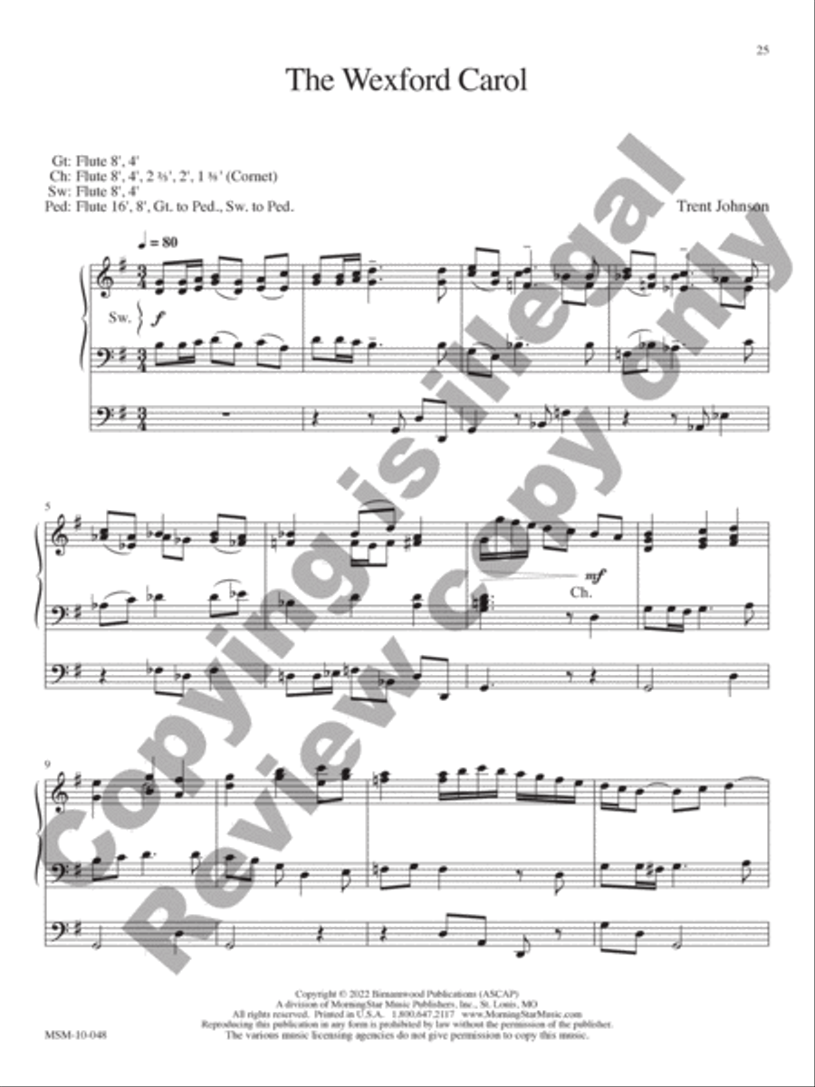 African-American Organ Music Anthology, Volume 10 Organ scores gallery preview page 17