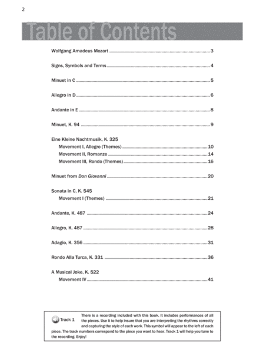 Basix Guitar TAB Classics -- Mozart image number null