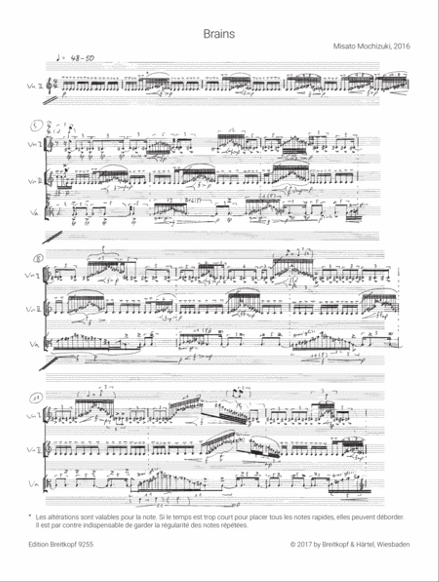 Brains String Quartet scores gallery preview page 2