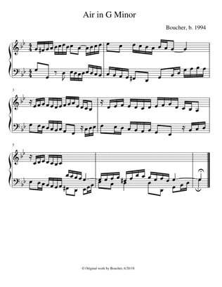 Keyboard Suite in G Minor: IV. Air