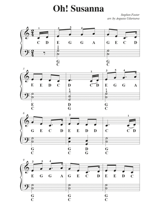 Oh! Susanna - Easy Piano