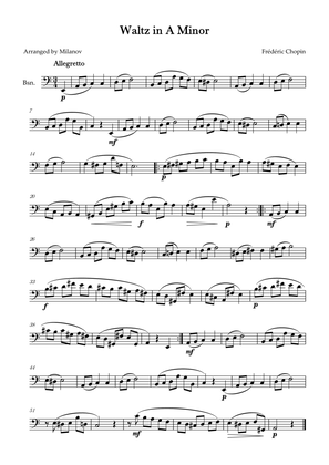 Waltz in A Minor | B. 150, Op. Posth. | Chopin | Bassoon