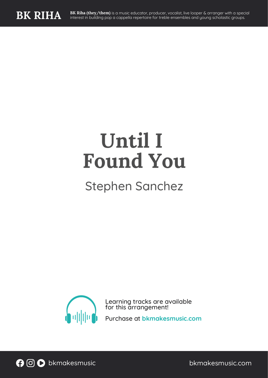 Until I Found You 3-Part scores gallery preview page 1