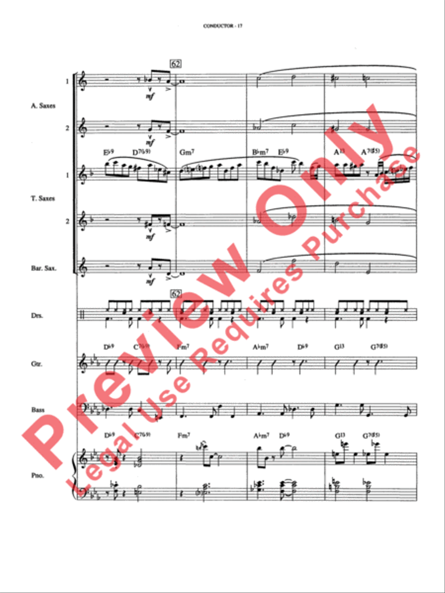 Over the Rainbow Small Ensemble scores gallery preview page 18