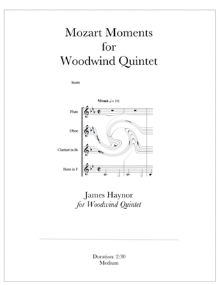 Book cover for Mozart Moments