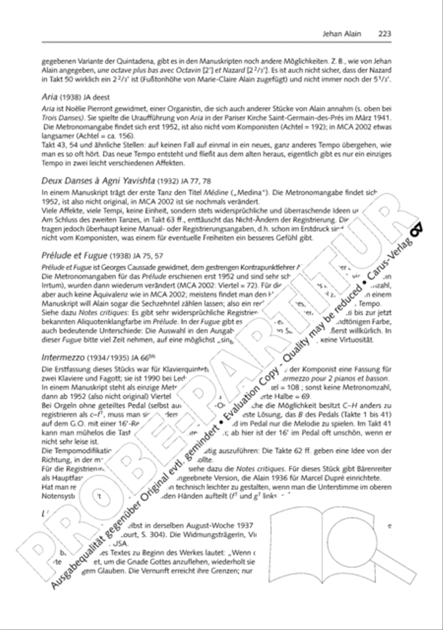 Orgelschule zur historischen Auffuhrungspraxis Organ Solo scores gallery preview page 224