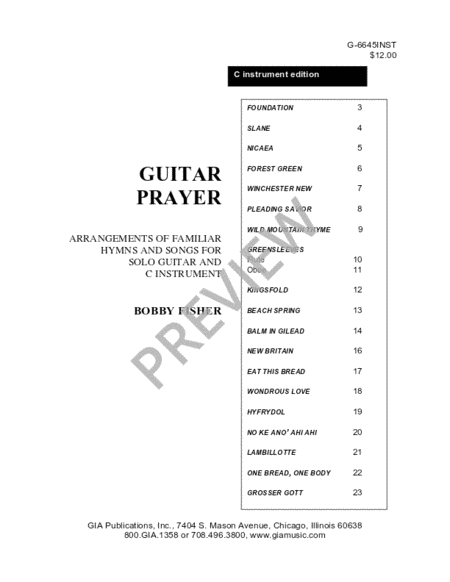 Guitar Prayer - Instrument edition