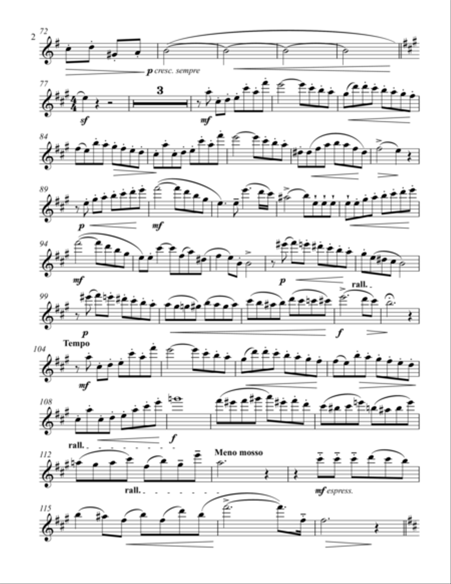 Andersen, Wives of Windsor for flute & piano Flute Solo scores gallery preview page 3