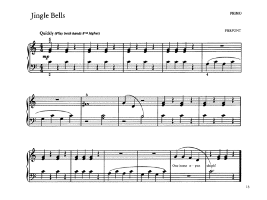 First Favorite Christmas Duets Small Ensemble scores gallery preview page 5