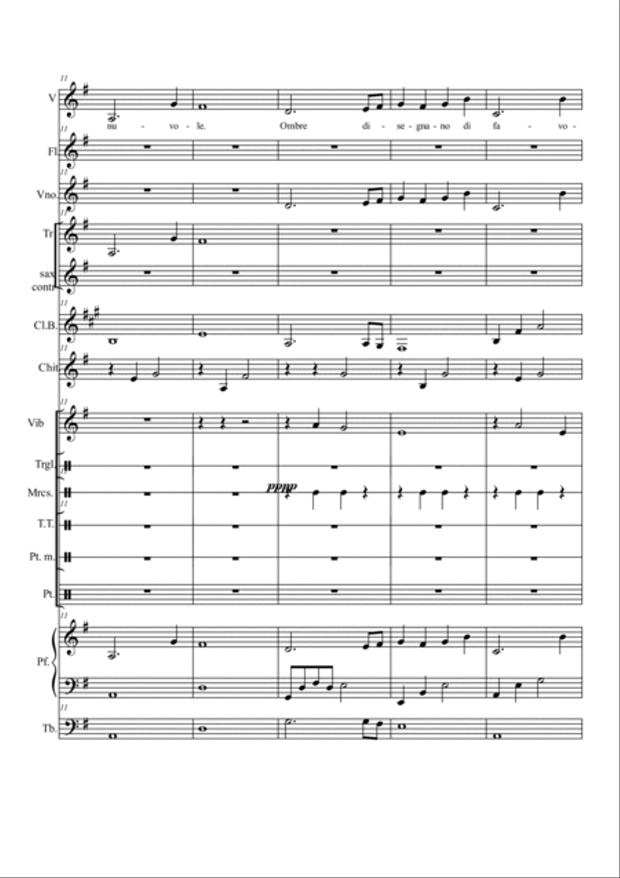 More (ti Guarderò Nel Cuore) - Score Only Score scores gallery preview page 3