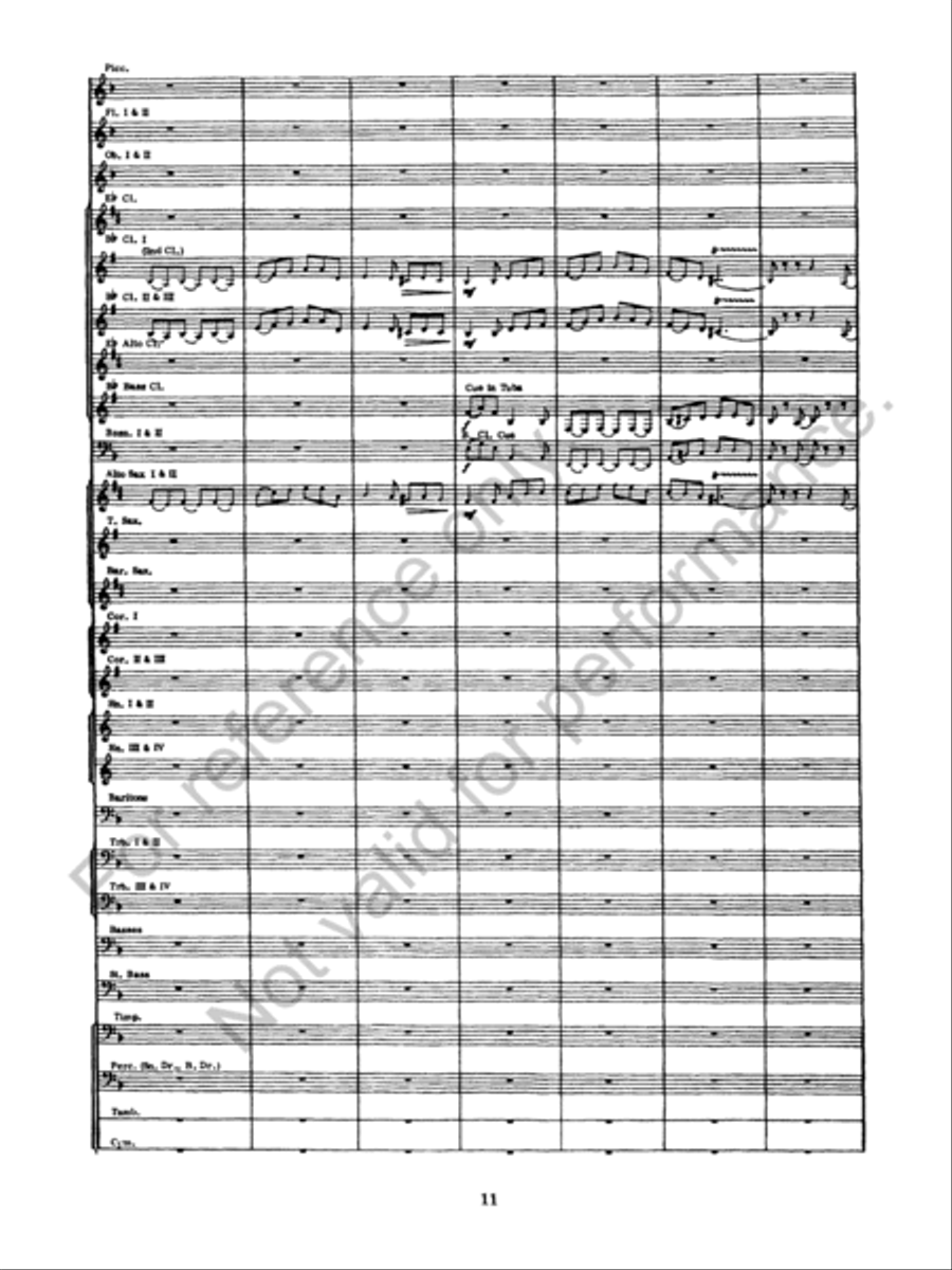 Incidental Suite Concert Band scores gallery preview page 12