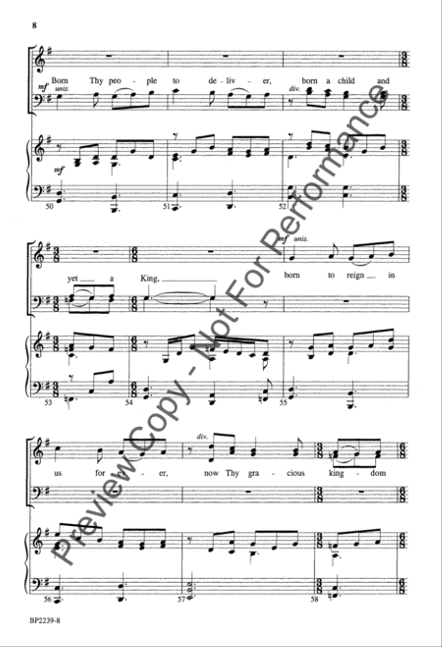 Let Every Heart Prepare Him Room 4-Part scores gallery preview page 8